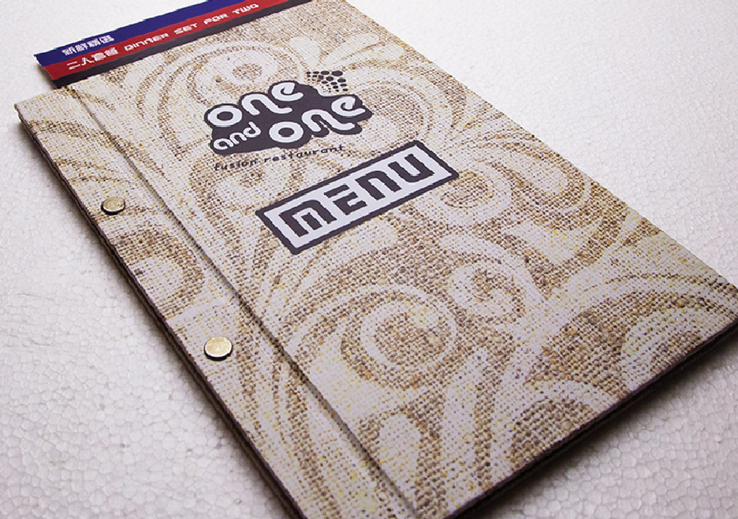 Menu Design – One & One